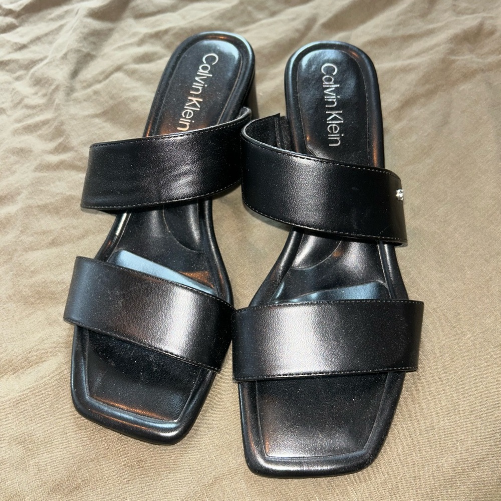 Calvin Klein Women's Black Sandals